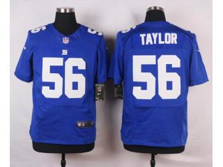 New York Giants 56 Lawrence Taylor Elite Football Jersey Blue