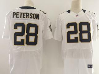 New Orleans Saints 28 Adrian Peterson Elite Football Jersey White