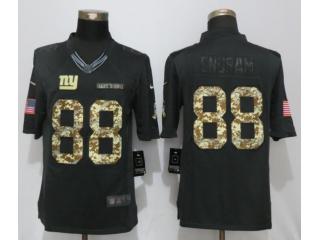 New York Giants 88 Evan Engram Anthracite Salute To Service Limited Jersey