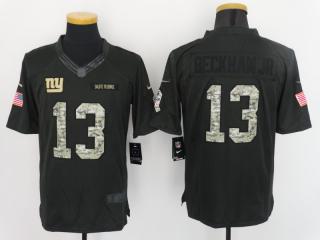 New York Giants 13 Odell Beckham Jr Anthracite Salute To Service Limited Jersey