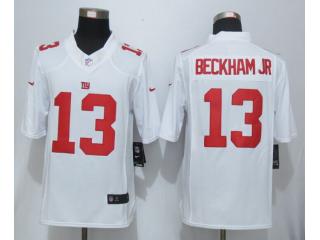 New York Giants 13 Odell Beckham JR Football Jersey White