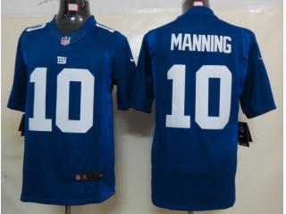 New York Giants 10 Eli Manning Football Jersey Blue