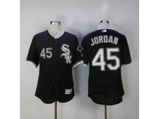 Chicago White Sox 45 Michael Jordan Flexbase Baseball Jersey Black