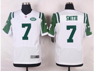 New York Jets 7 Geno Smith Elite Football Jersey White