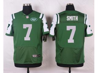 New York Jets 7 Geno Smith Elite Football Jersey Green