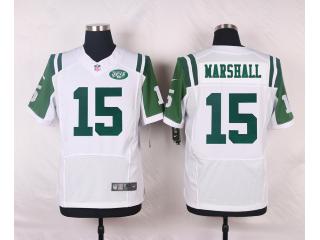 New York Jets 15 Brandon Marshall Elite Football Jersey White