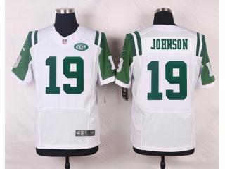 New York Jets 19 Woody Johnson Elite Football Jersey White