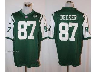 New York Jets 87 Eric Decker Football Jersey Green fan Edition