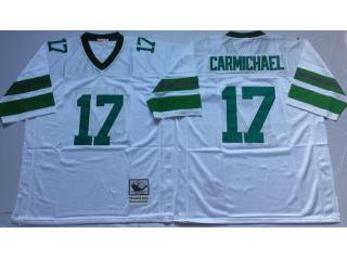 Philadelphia Eagles 17 Harold Carmichael Football Jersey White Retro