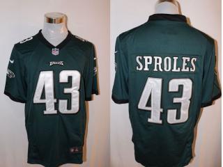 Philadelphia Eagles 43 Darren Sproles Football Jersey Green fan Edition