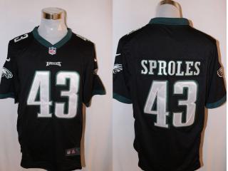 Philadelphia Eagles 43 Darren Sproles Football Jersey Black fan Edition