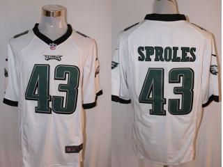 Philadelphia Eagles 43 Darren Sproles Football Jersey White fan Edition