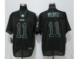 Philadelphia Eagles 11 Carson Wentz Lights Out Black Elite Jersey