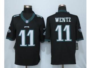 Philadelphia Eagles 11 Carson Wentz Black Limited Jersey