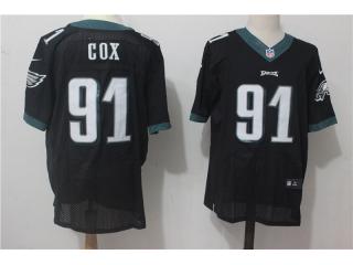 Philadelphia Eagles 91 Fletcher Cox Elite Football Jersey Black