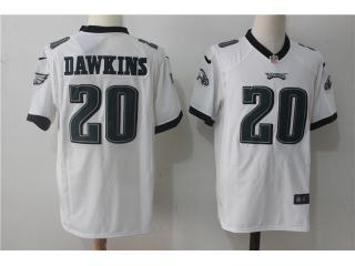 Philadelphia Eagles 20 Brian Dawkins Football Jersey White fan Edition