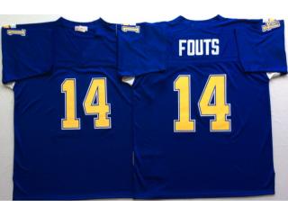 San Diego Chargers 14 Dan Fouts Football Jersey Blue Retro