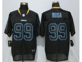 San Diego Chargers 99 Joey Bosa Lights Out Black Elite Jersey