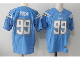San Diego Chargers 99 Joey Bosa Lights Out Gray Elite JerseySan Football Jersey Blue