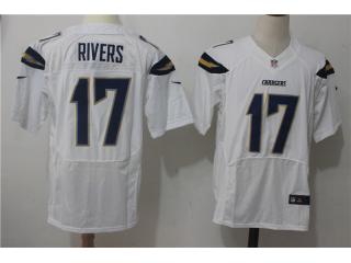 San Diego Chargers 17 Philip Rivers Elite Football Jersey White