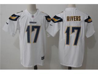 San Diego Chargers 17 Philip Rivers Football Jersey Legend White