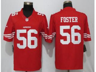 San Francisco 49ers 56 Reuben Foster Football Jersey Red