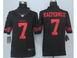 San Francisco 49ers 7 Colin Kaepernick Football Jersey Black