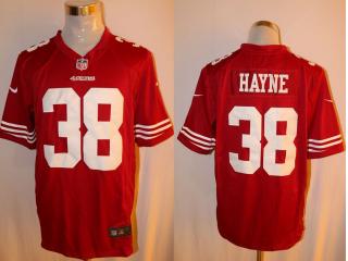 San Francisco 49ers 38 Jarryd Hayne Football Jersey Red Fan Edition