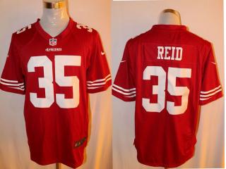 San Francisco 49ers 35 Eric Reid Football Jersey Red Fan Edition