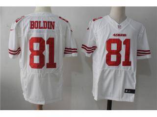 San Francisco 49ers 81 Anquan Boldin Elite Football Jersey White