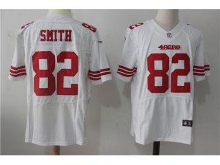 San Francisco 49ers 82 Torrey Smith Elite Football Jersey White