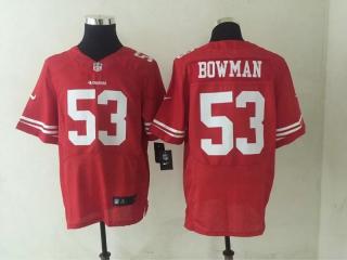 San Francisco 49ers 53 NaVorro Bowman Elite Football Jersey Red