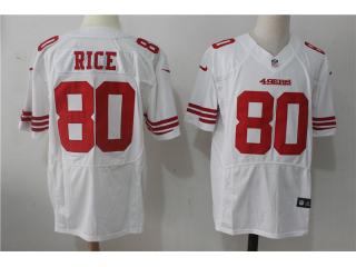 San Francisco 49ers 80 Jerry Rice Elite Football Jersey White