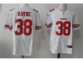 San Francisco 49ers 38 Jarryd Hayne Elite Football Jersey White
