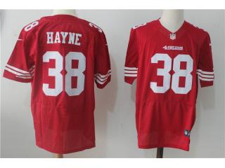 San Francisco 49ers 38 Jarryd Hayne Elite Football Jersey Red