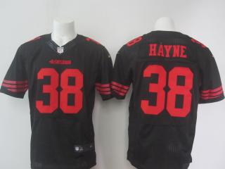 San Francisco 49ers 38 Jarryd Hayne Elite Football Jersey Black