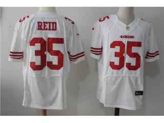 San Francisco 49ers 35 Eric Reid Elite Football Jersey White
