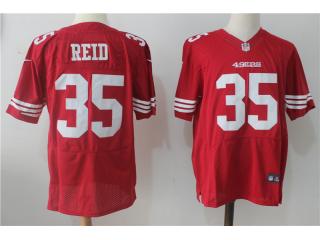 San Francisco 49ers 35 Eric Reid Elite Football Jersey Red
