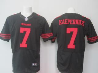 San Francisco 49ers 7 Colin Kaepernick Elite Football Jersey Black