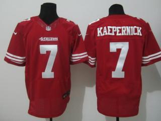 San Francisco 49ers 7 Colin Kaepernick Elite Football Jersey Red