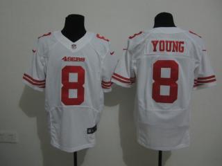 San Francisco 49ers 8 Steve Young Elite Football Jersey White