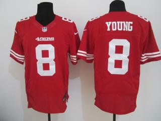 San Francisco 49ers 8 Steve Young Elite Football Jersey Red