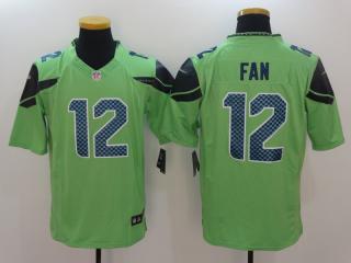 Seattle Seahawks 12 12th Fan Football Jersey Green