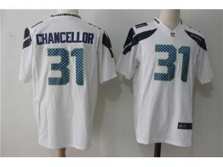 Seattle Seahawks 31 Kam Chancellor Football Jersey white