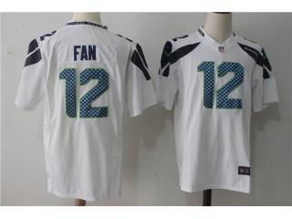 Seattle Seahawks 12 12th Fan Football Jersey white