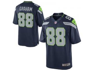 Seattle Seahawks 88 Jimmy Graham Football Jersey Navy Blue