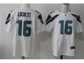 Seattle Seahawks 16 Tyler Lockett Elite Football Jersey White