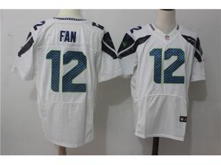 Seattle Seahawks 12 12th Fan Elite Football Jersey White