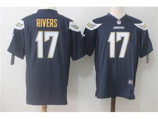San Diego Chargers 17 Philip Rivers Football Jersey Black Fan Editioney White Edition