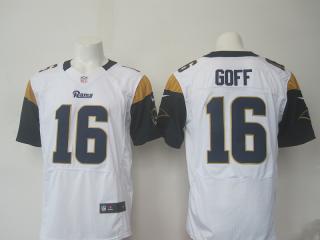 St. Louis Rams 16 Jared Goff Elite Football Jersey White